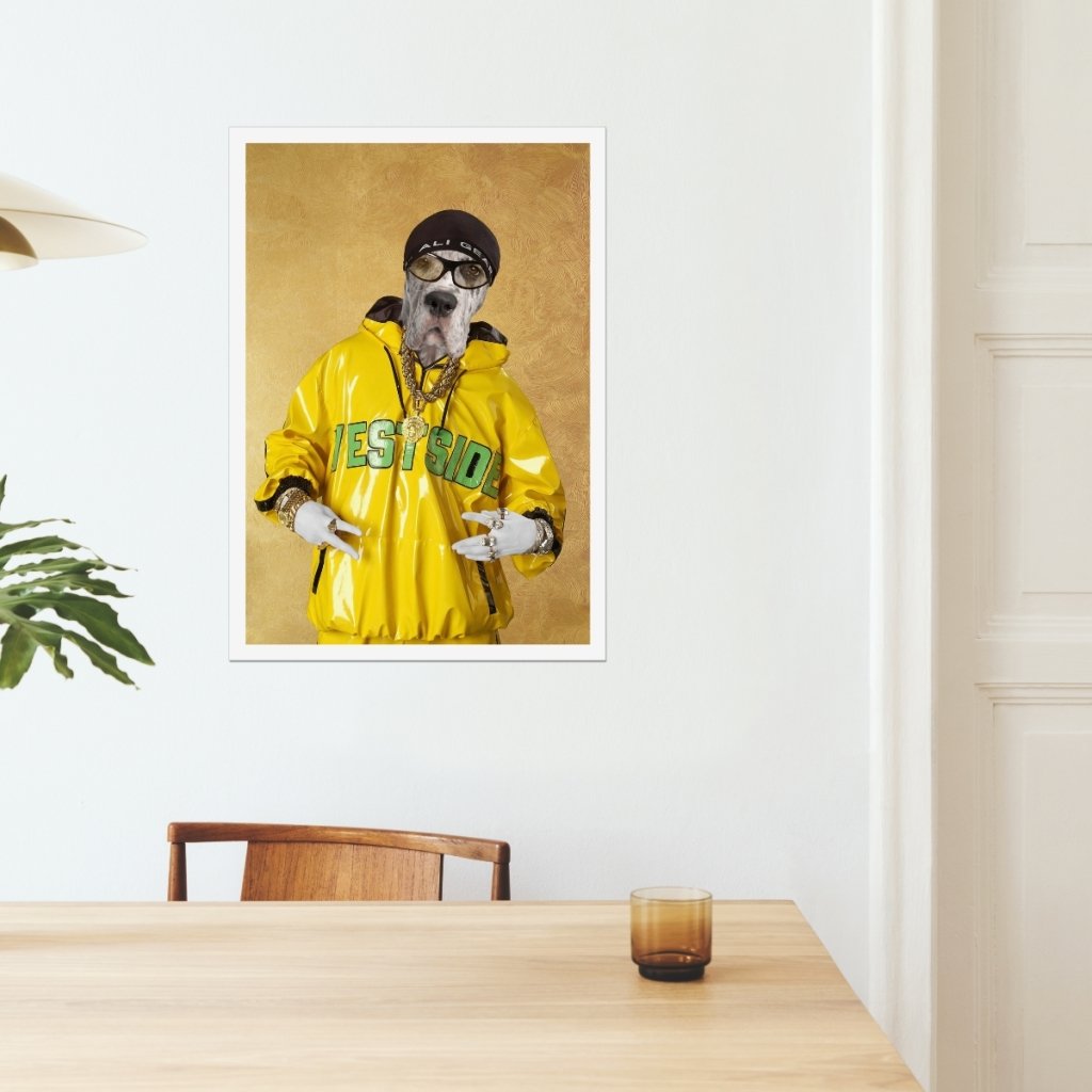 Pet Portraits | Ali G: Custom Pet Poster | Paw & Glory