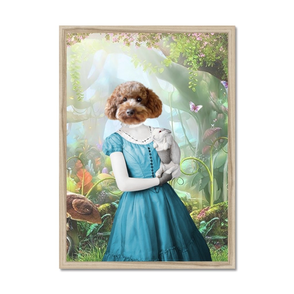 Pet Portraits | Alice in Wonderland: Custom Pet Portrait | Paw & Glory