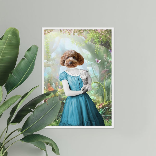 Wonderland Dreamer Custom Pet Portrait | Custom Pet Portrait | Paw & Glory