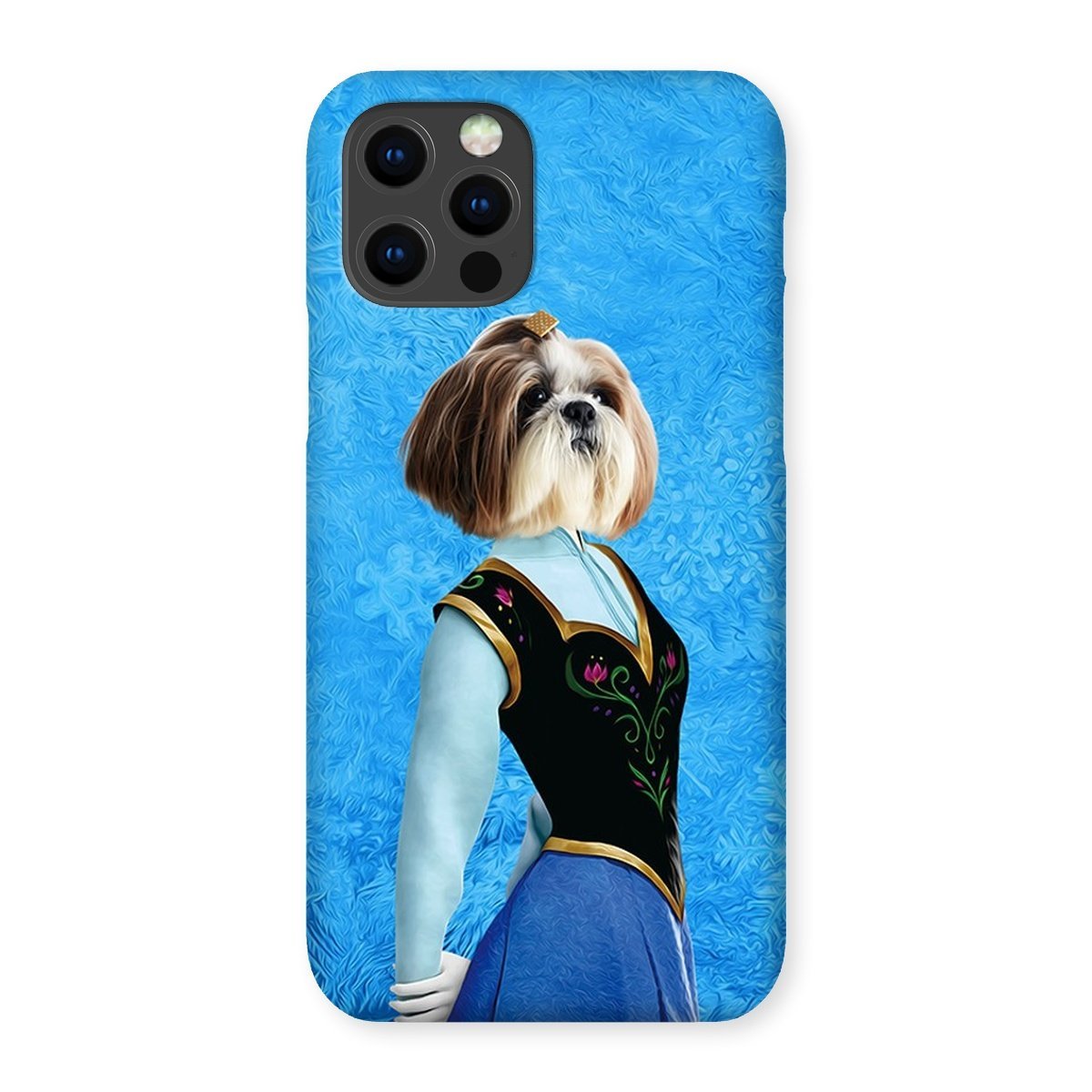 Snow Princess Custom Pet Phone Case | Custom Pet Artwork | Paw & Glory