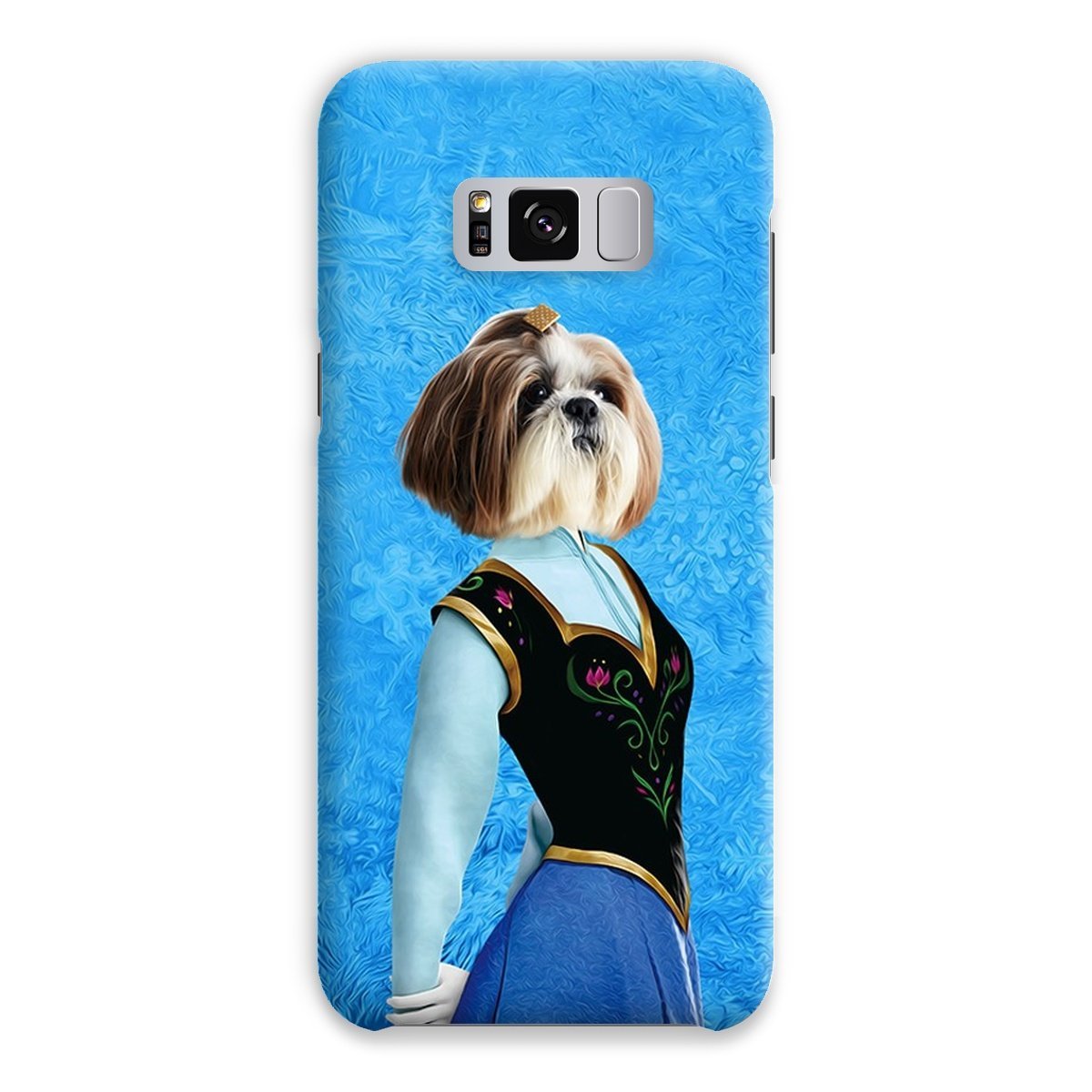 Snow Princess Custom Pet Phone Case | Custom Pet Artwork | Paw & Glory