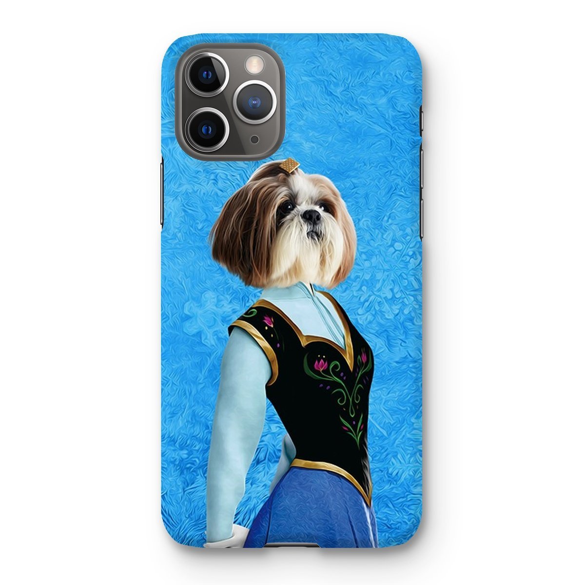 Snow Princess Custom Pet Phone Case | Custom Pet Artwork | Paw & Glory