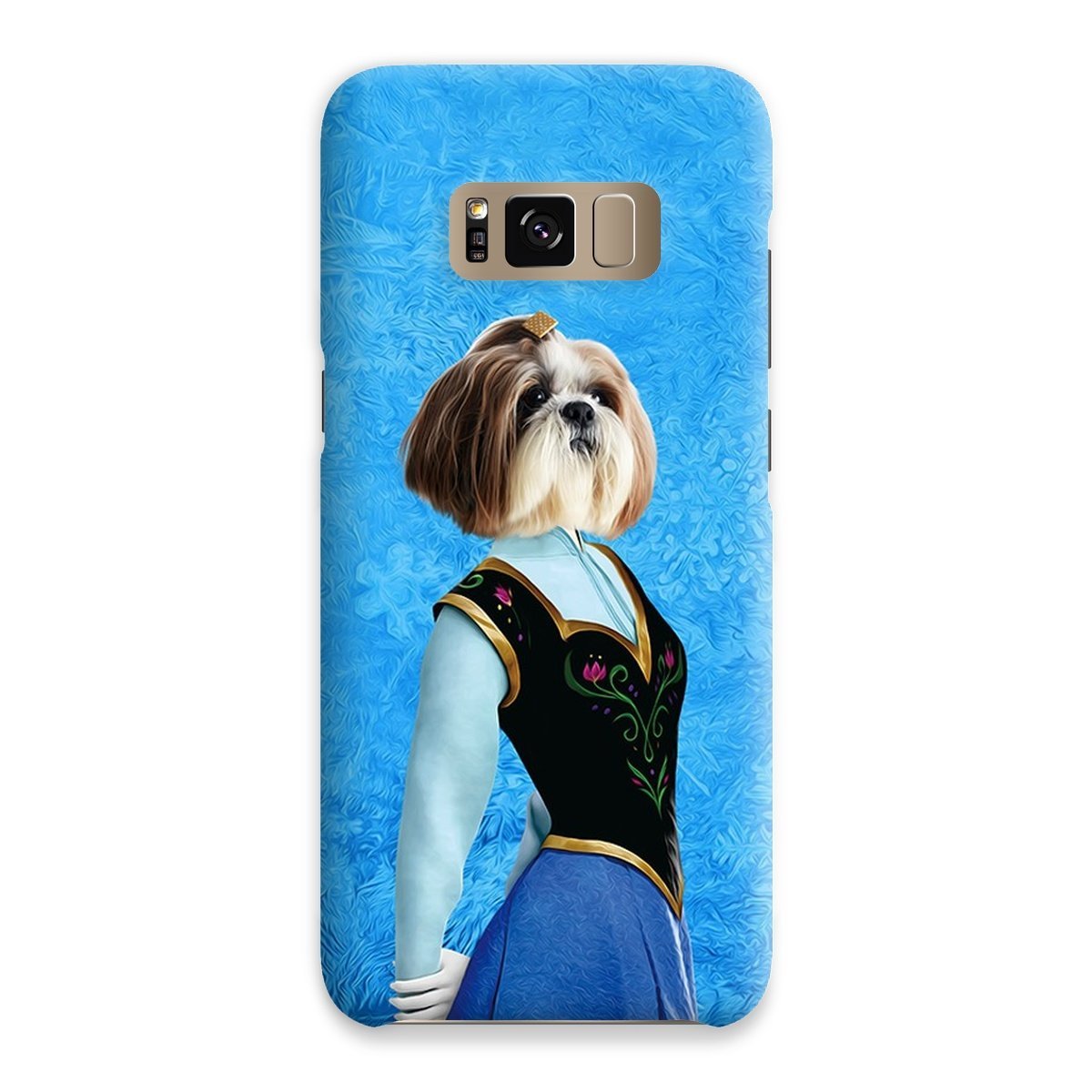 Snow Princess Custom Pet Phone Case | Custom Pet Artwork | Paw & Glory