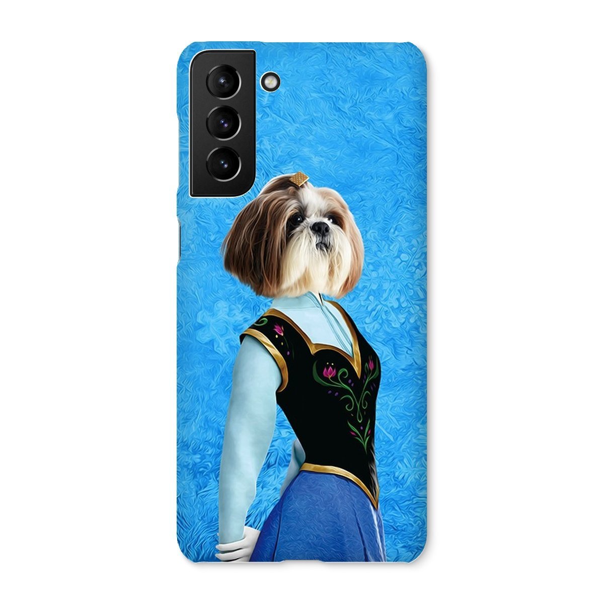 Snow Princess Custom Pet Phone Case | Custom Pet Artwork | Paw & Glory
