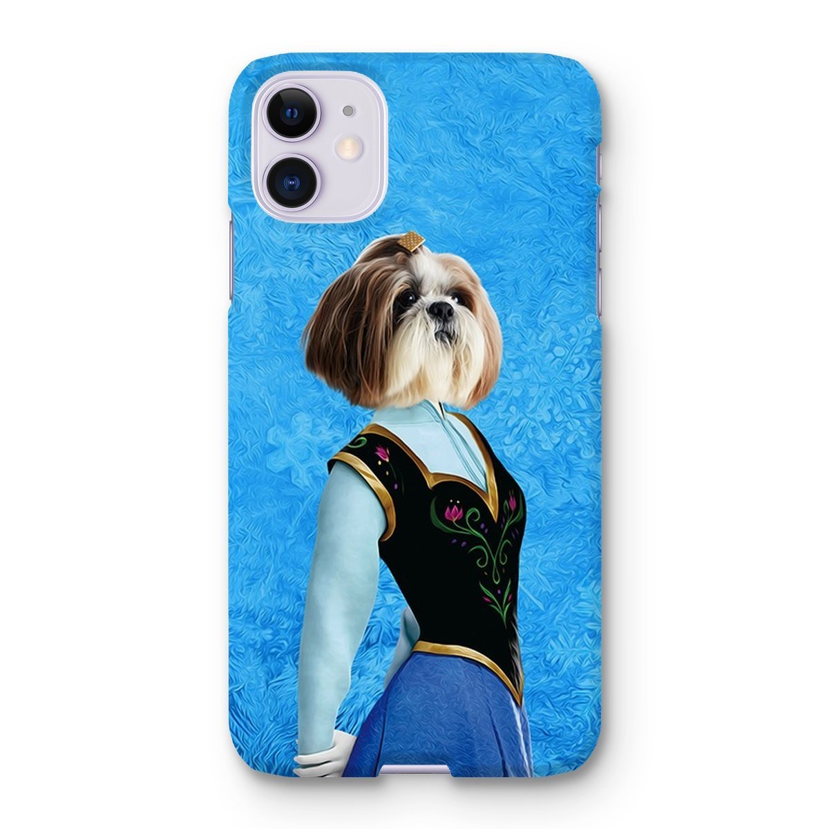 Snow Princess Custom Pet Phone Case | Custom Pet Artwork | Paw & Glory