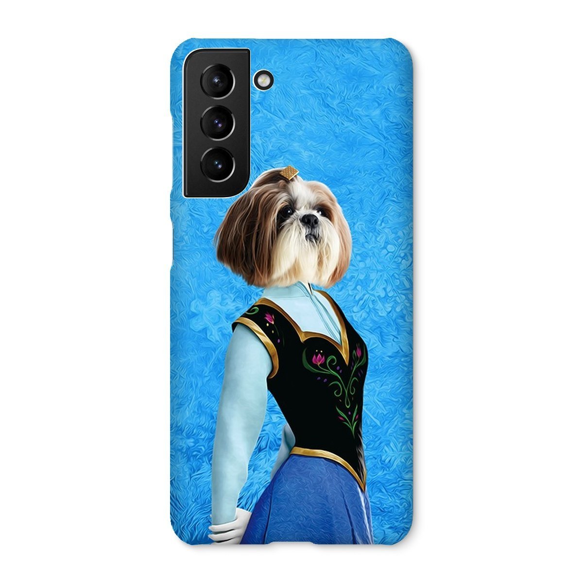 Snow Princess Custom Pet Phone Case | Custom Pet Artwork | Paw & Glory