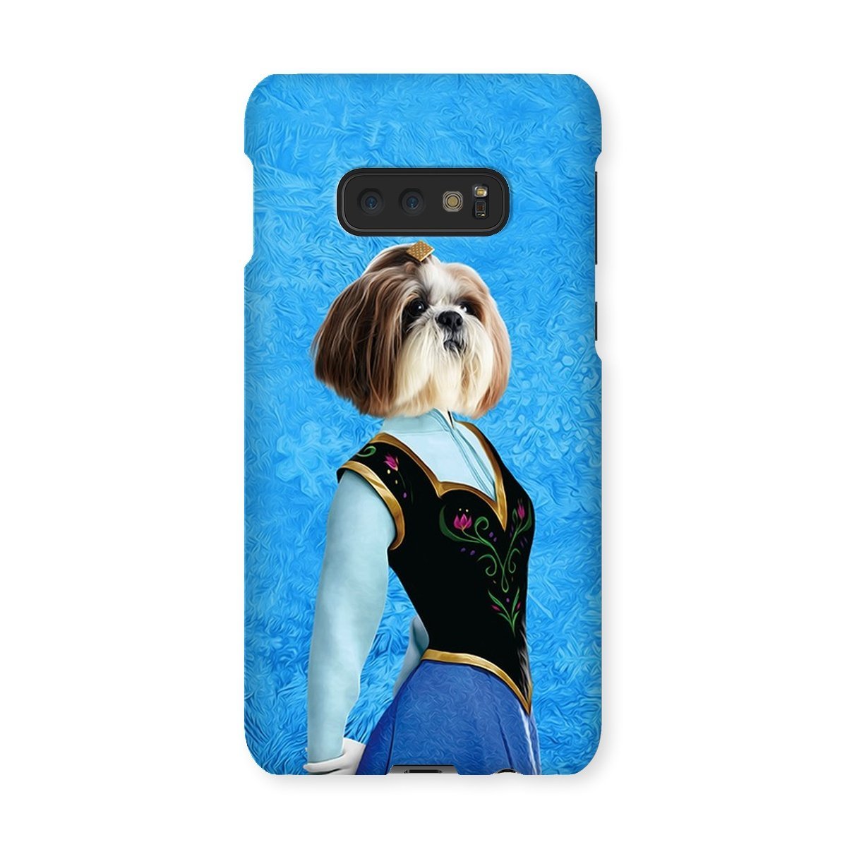 Snow Princess Custom Pet Phone Case | Custom Pet Artwork | Paw & Glory