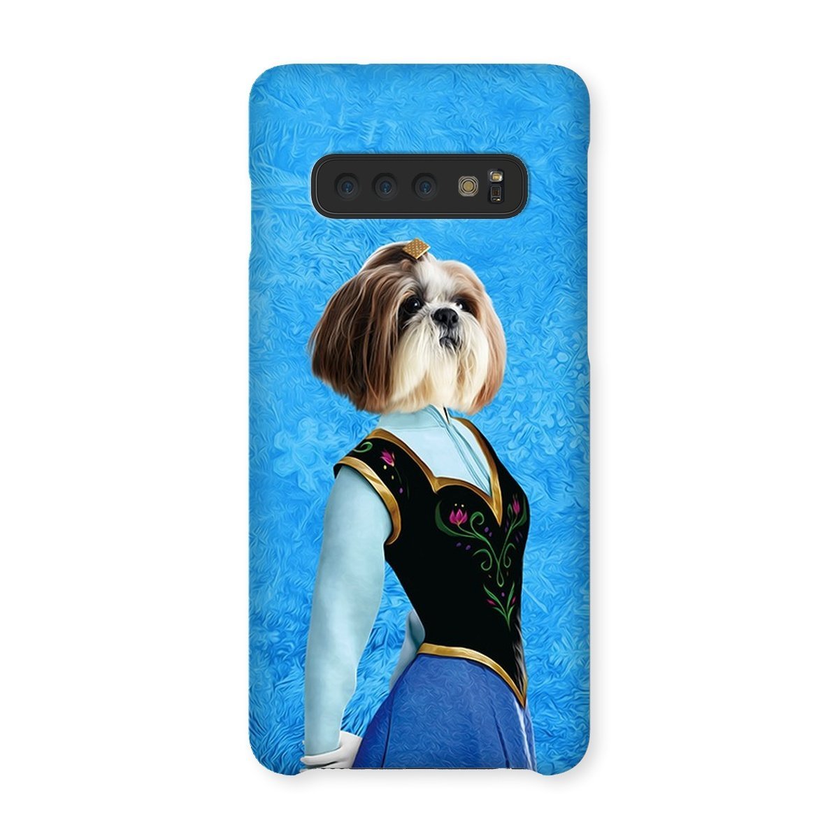 Snow Princess Custom Pet Phone Case | Custom Pet Artwork | Paw & Glory
