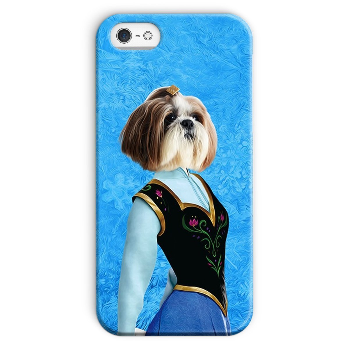 Snow Princess Custom Pet Phone Case | Custom Pet Artwork | Paw & Glory