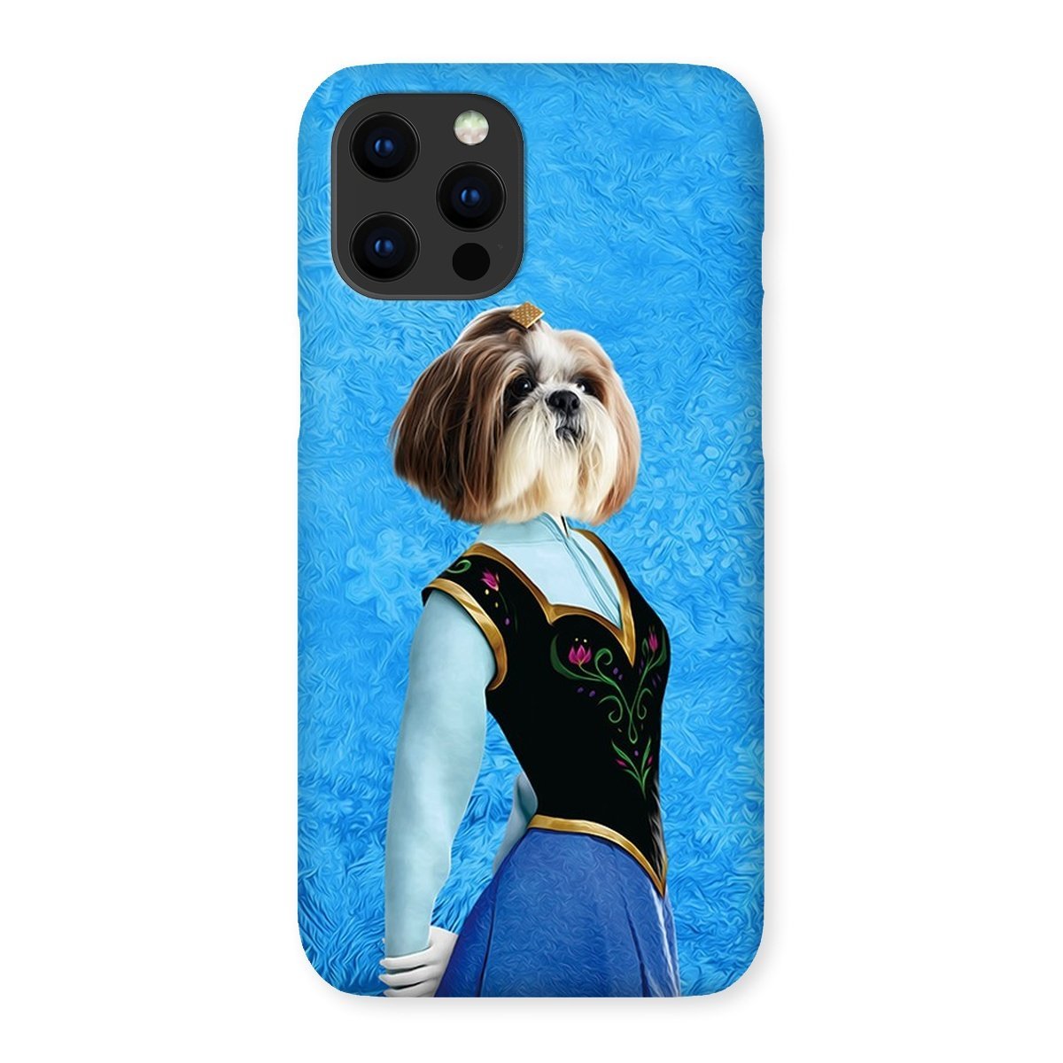 Snow Princess Custom Pet Phone Case | Custom Pet Artwork | Paw & Glory