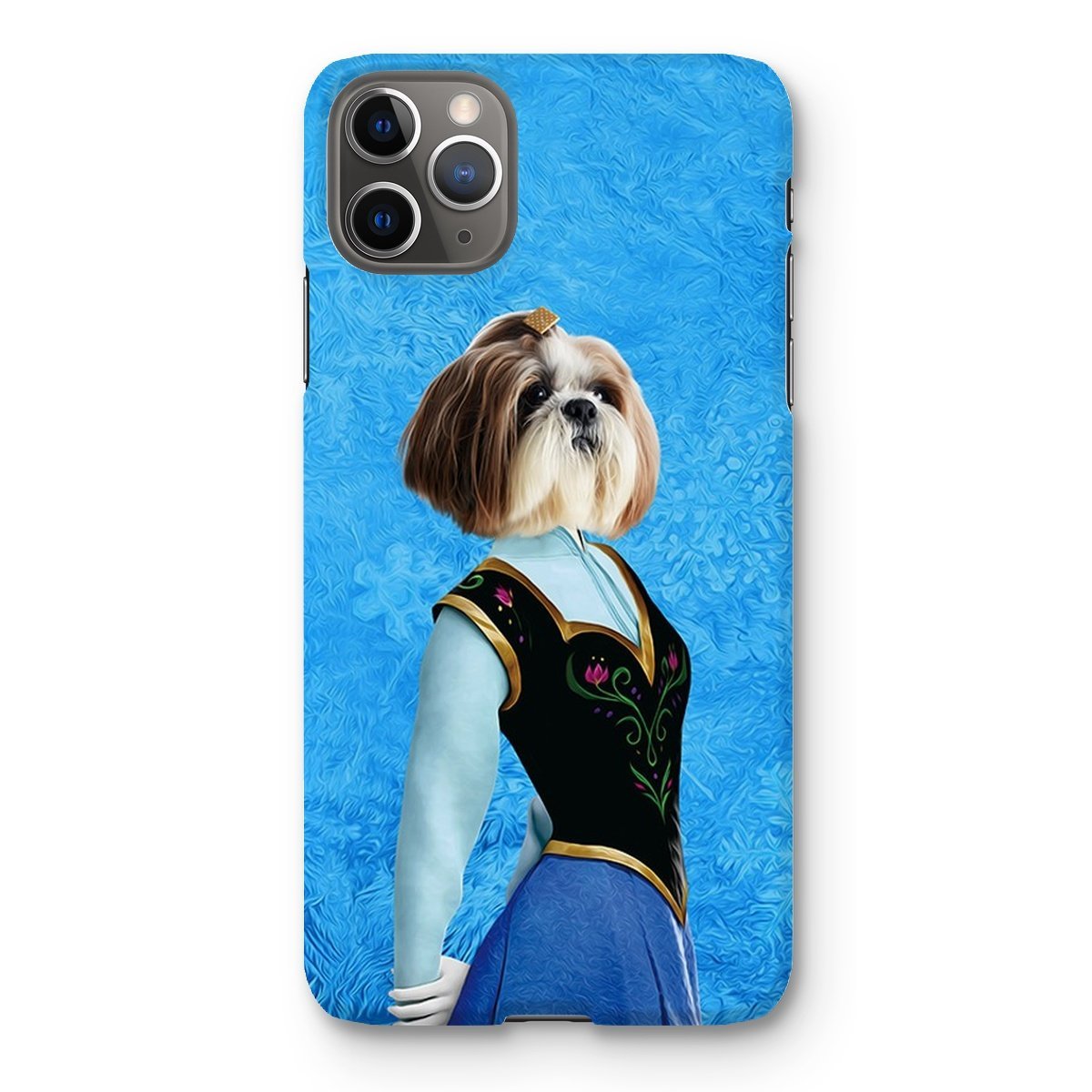 Snow Princess Custom Pet Phone Case | Custom Pet Artwork | Paw & Glory