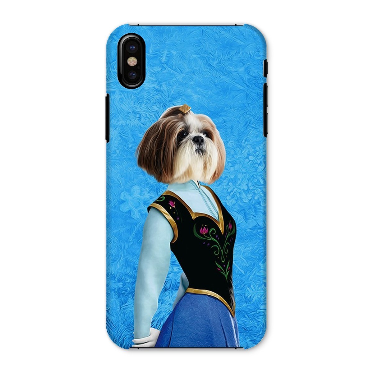 Snow Princess Custom Pet Phone Case | Custom Pet Artwork | Paw & Glory