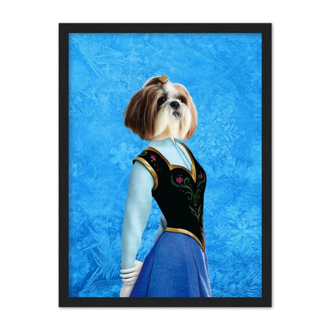 Pet Portraits | Snow Princess: Custom Pet Portrait | Paw & Glory