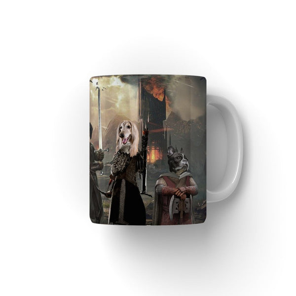 Fantasy Fellowship Trio Custom Pet Coffee Mug | Personalised Pet Gift | Paw & Glory