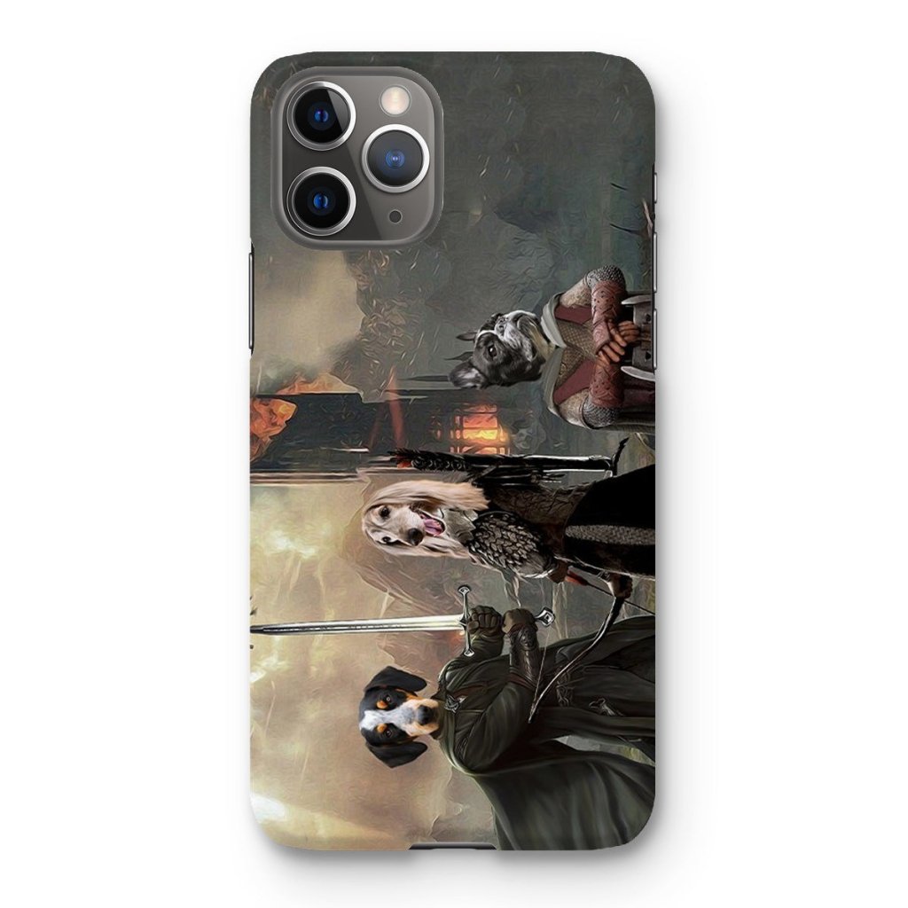 Pet Portraits | Aragon, Legolas & Gimli: Custom Pet Phone Case | Paw & Glory