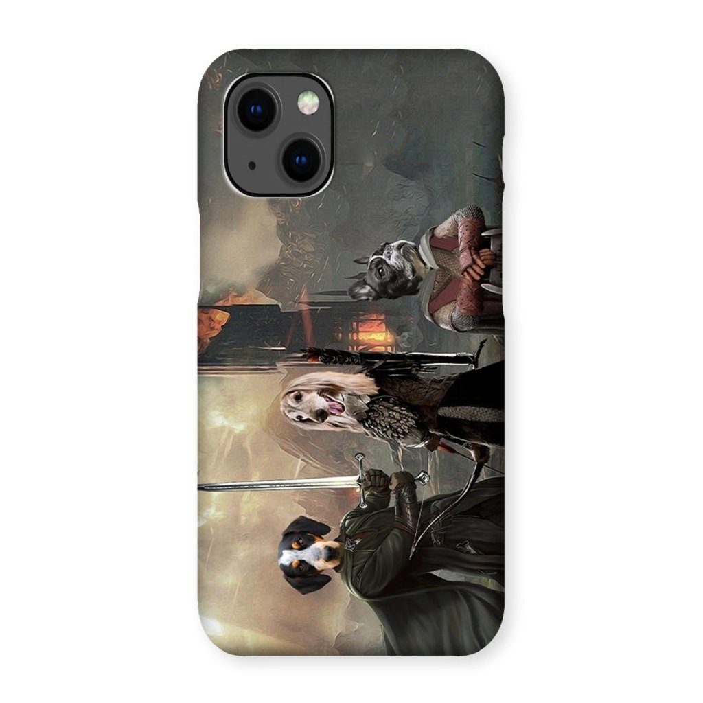 Pet Portraits | Aragon, Legolas & Gimli: Custom Pet Phone Case | Paw & Glory