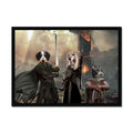 Aragon, Legolas & Gimli: Custom Pet Portrait