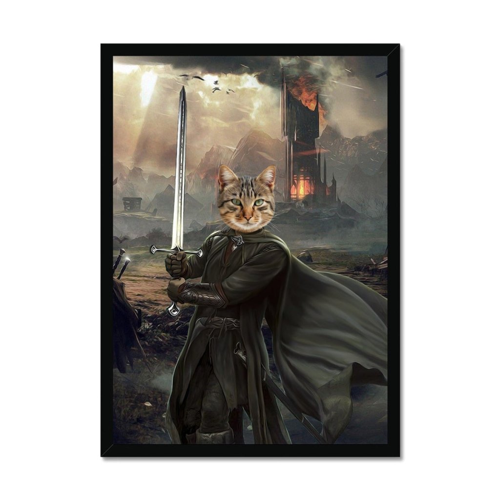 Pet Portraits | Aragon (Lord Of The Rings Inspired): Custom Pet Portrait | Paw & Glory