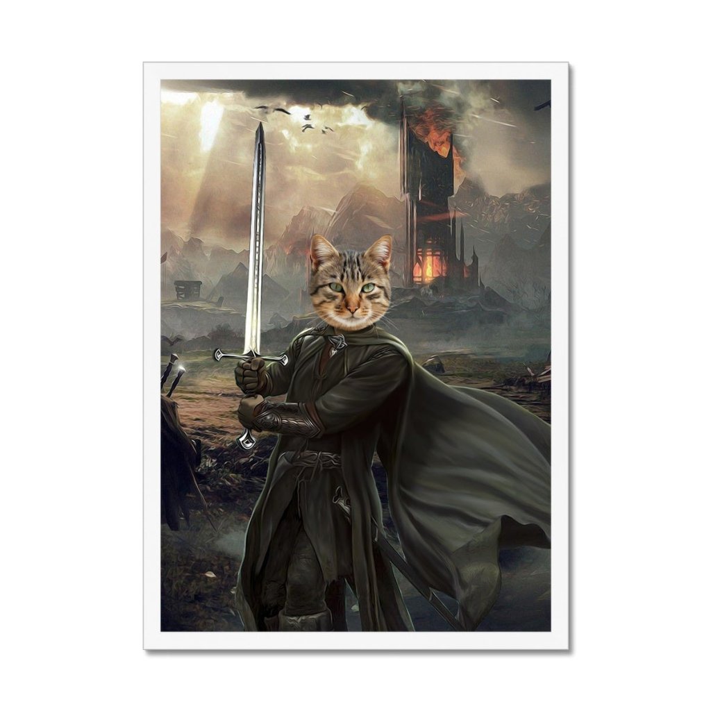 Pet Portraits | Aragon (Lord Of The Rings Inspired): Custom Pet Portrait | Paw & Glory