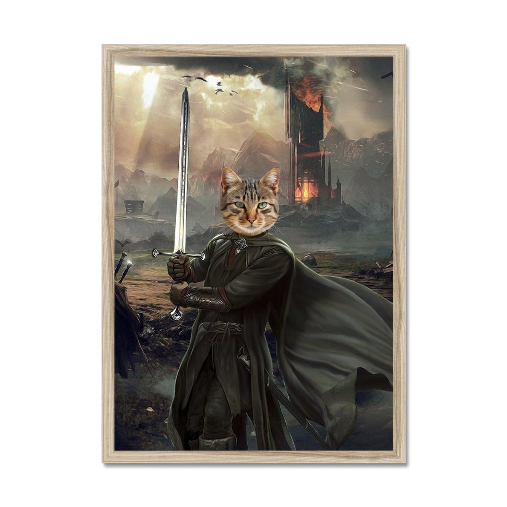 Pet Portraits | Aragon (Lord Of The Rings Inspired): Custom Pet Portrait | Paw & Glory