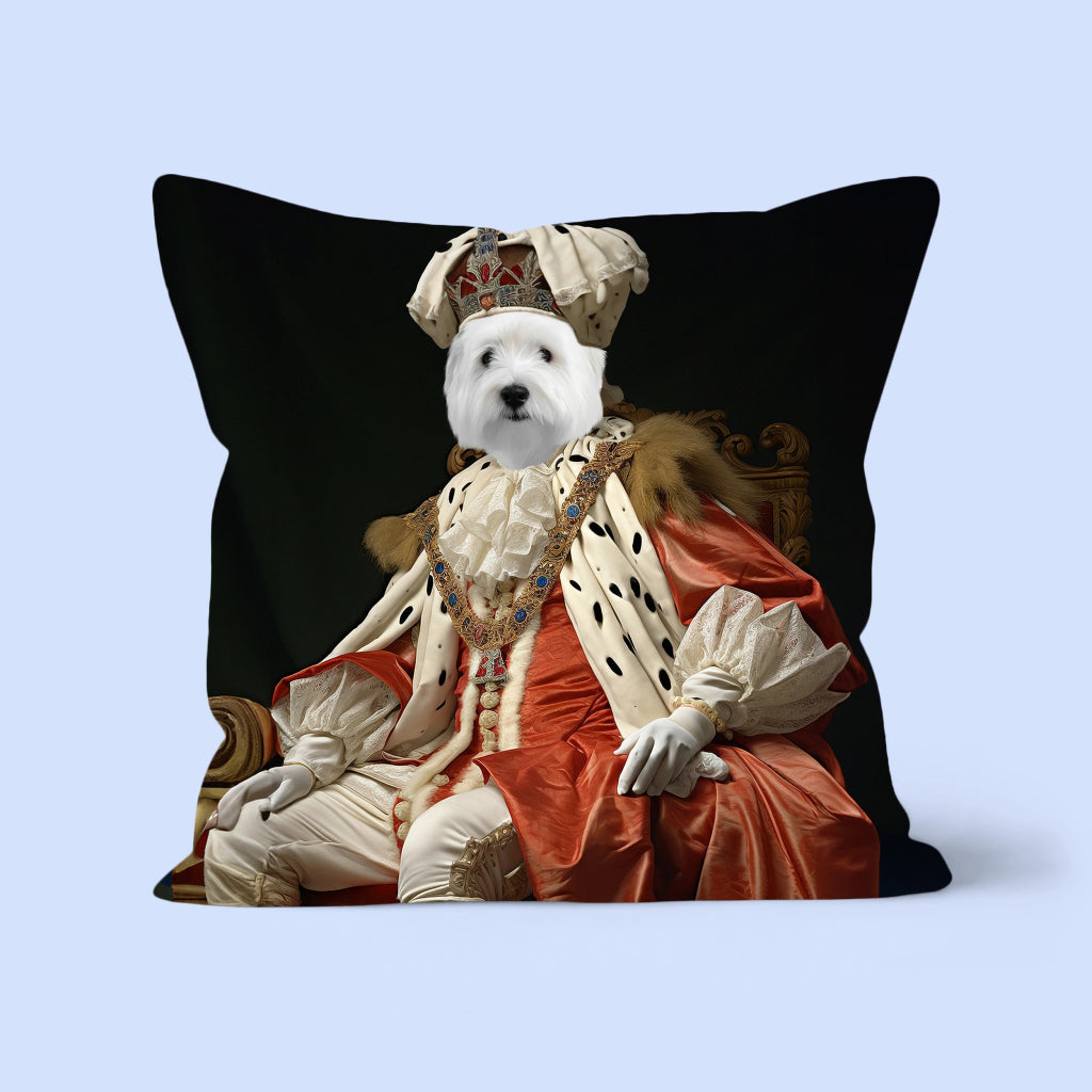 Pet Portraits | Archbishop: Custom Pet Pillow | Paw & Glory