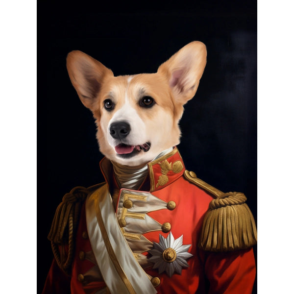 Archduke: Custom Digital Download Pet Portrait | royal pet portrait | Paw & Glory