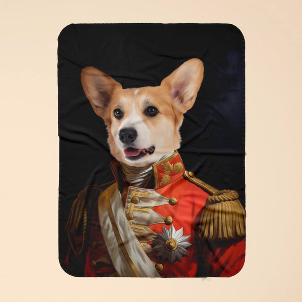 Archduke: Custom Pet Blanket | royal pet portrait | Paw & Glory