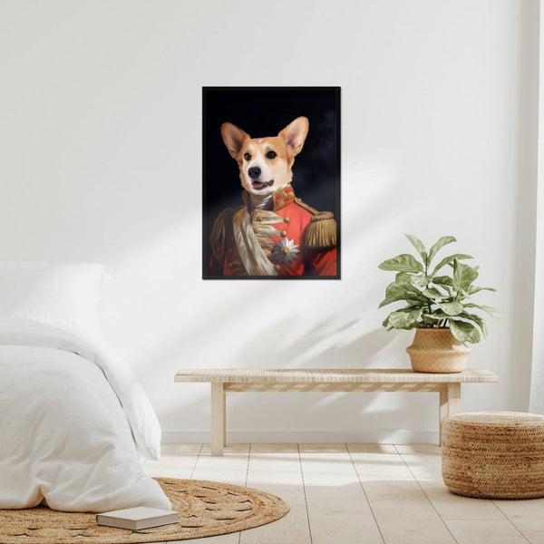 Archduke: Custom Pet Portrait | framed pet portrait | Paw & Glory