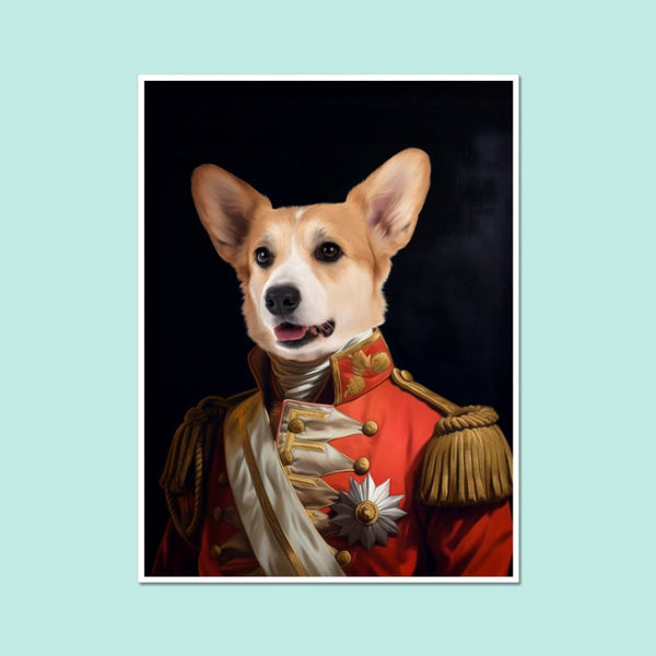 Archduke: Custom Pet Poster | royal pet portrait | Paw & Glory