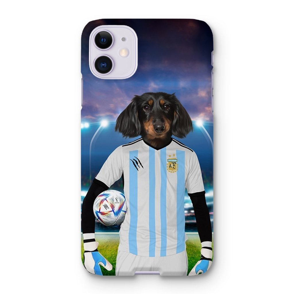 Pet Portraits | Argentina Football Team (FIFA 2022): Custom Pet Phone Case | Paw & Glory