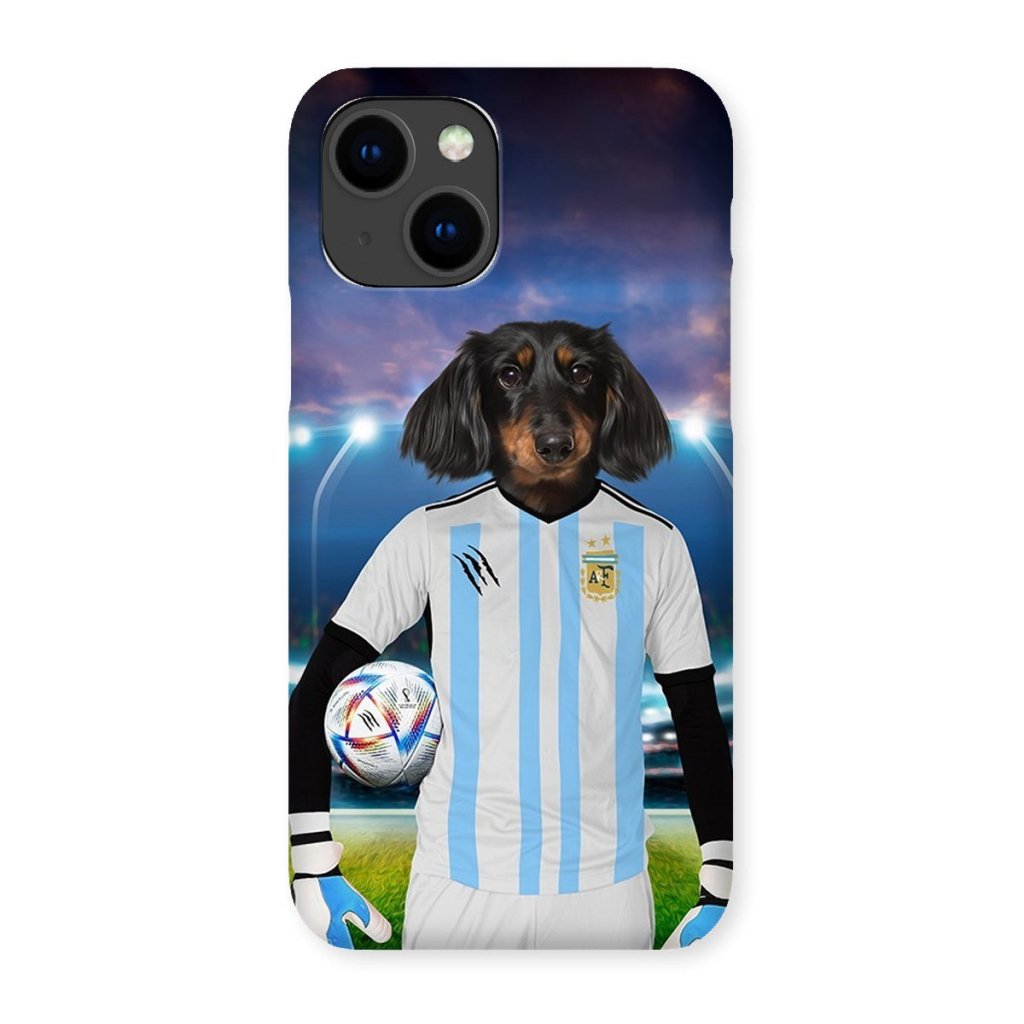 Pet Portraits | Argentina Football Team (FIFA 2022): Custom Pet Phone Case | Paw & Glory