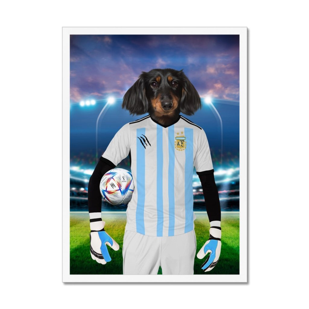 Pet Portraits | Argentina Football Team (FIFA 2022): Custom Pet Portrait | Paw & Glory