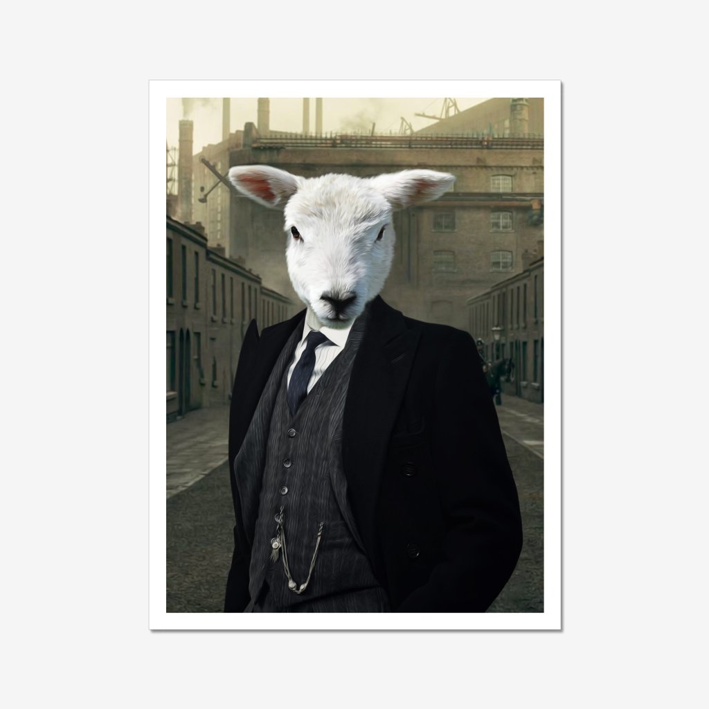 1920s Gangster | Custom Pet Portrait | Paw & Glory