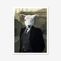 Arthur (Peaky Blinders Inspired): Animal Art Poster