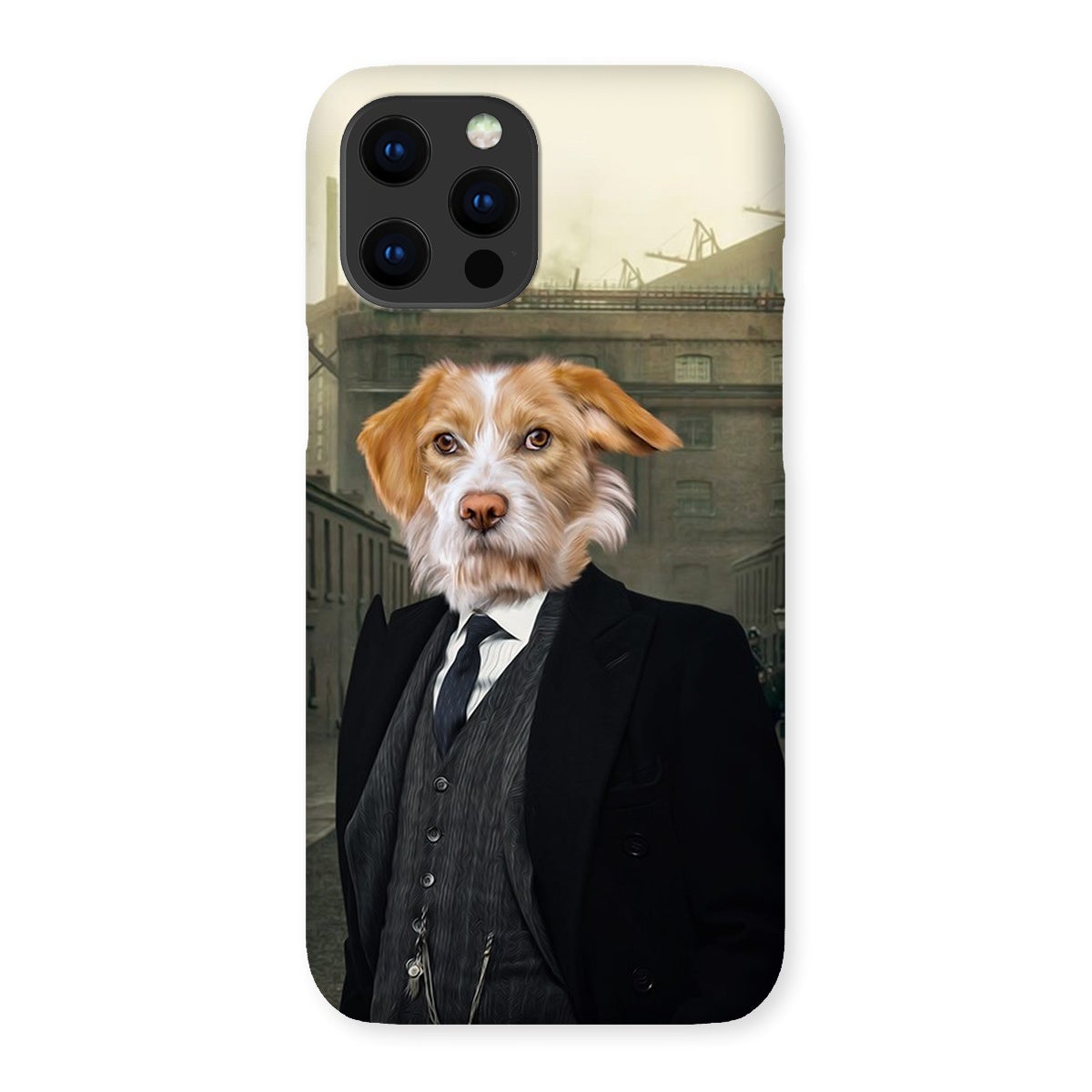 1920s Gangster Custom Pet Snap Phone Case | Custom Pet Artwork | Paw & Glory