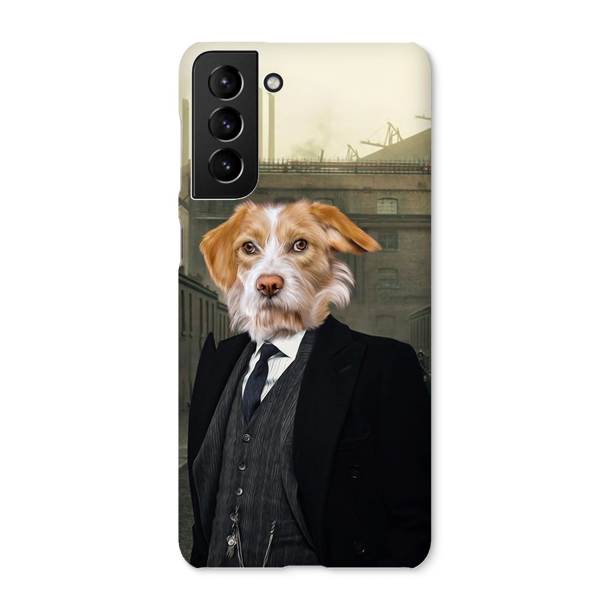 1920s Gangster Custom Pet Snap Phone Case | Custom Pet Artwork | Paw & Glory
