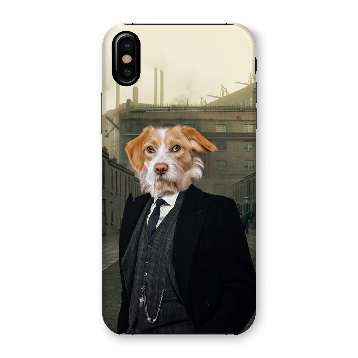 1920s Gangster Custom Pet Snap Phone Case | Custom Pet Artwork | Paw & Glory