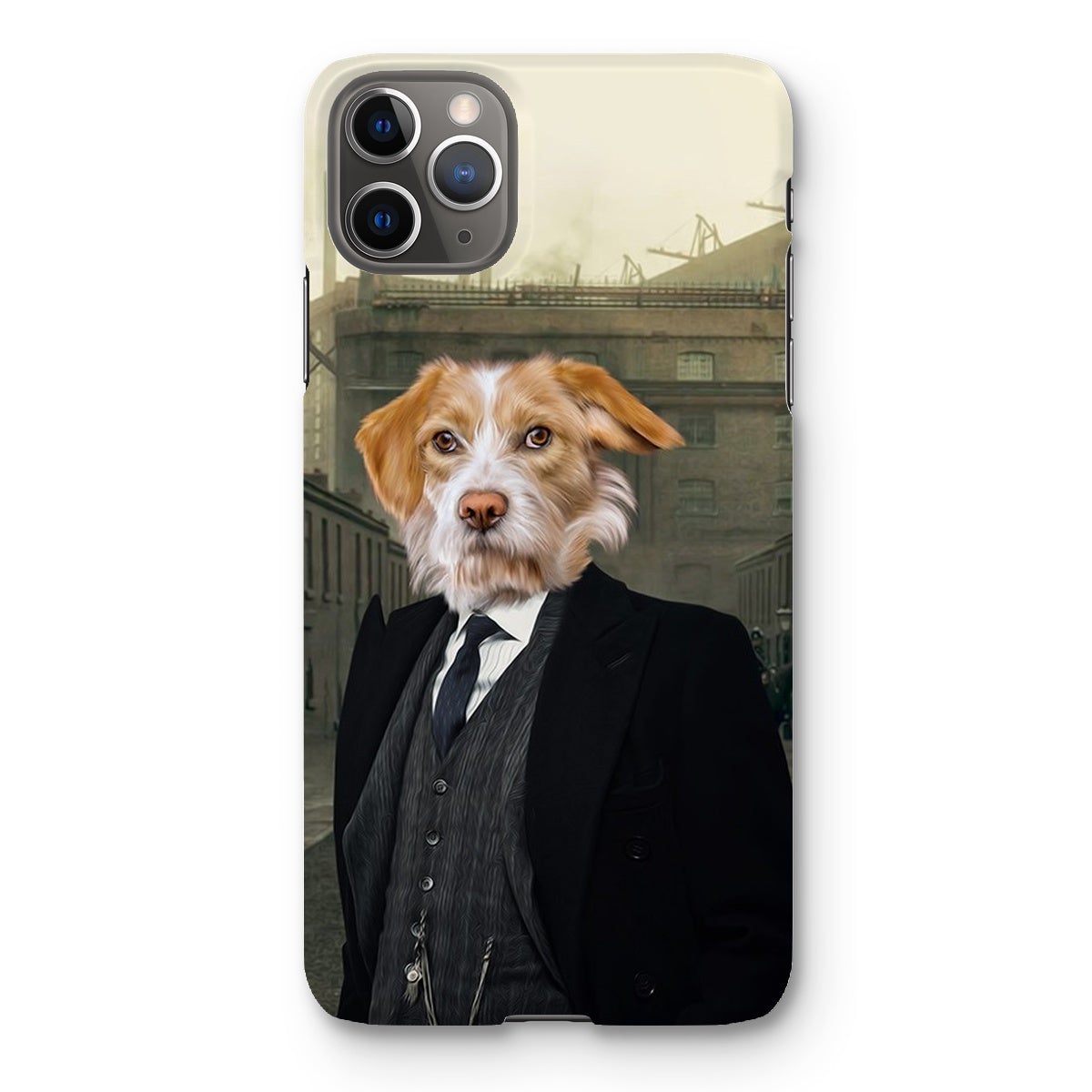 1920s Gangster Custom Pet Snap Phone Case | Custom Pet Artwork | Paw & Glory