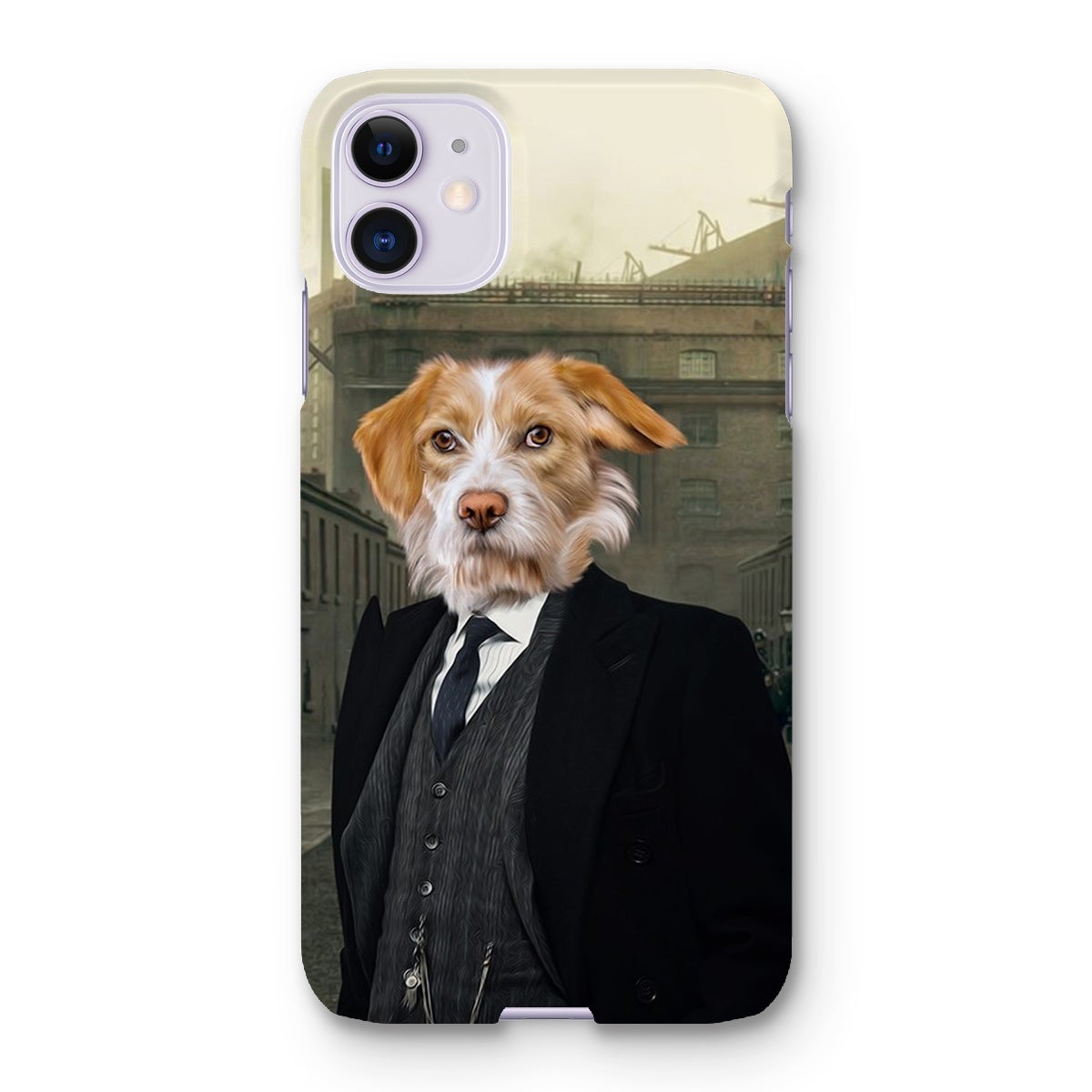 1920s Gangster Custom Pet Snap Phone Case | Custom Pet Artwork | Paw & Glory