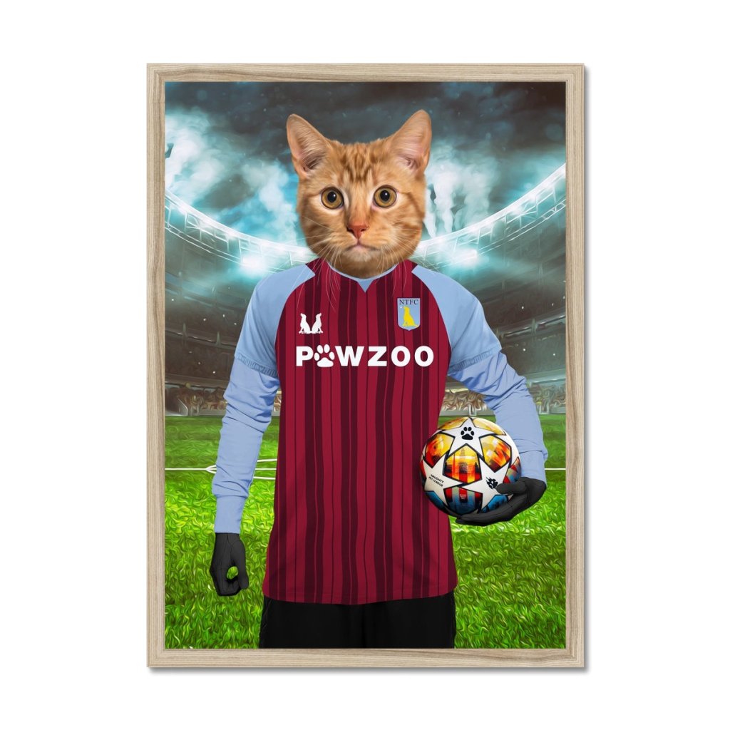 Pet Portraits | Aston Pawla Football Club: Custom Pet Portrait | Paw & Glory