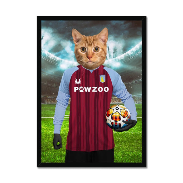 Aston Pawla Football Club: Custom Pet Portrait - Paw & Glory - Dog Portraits - Pet Portraits