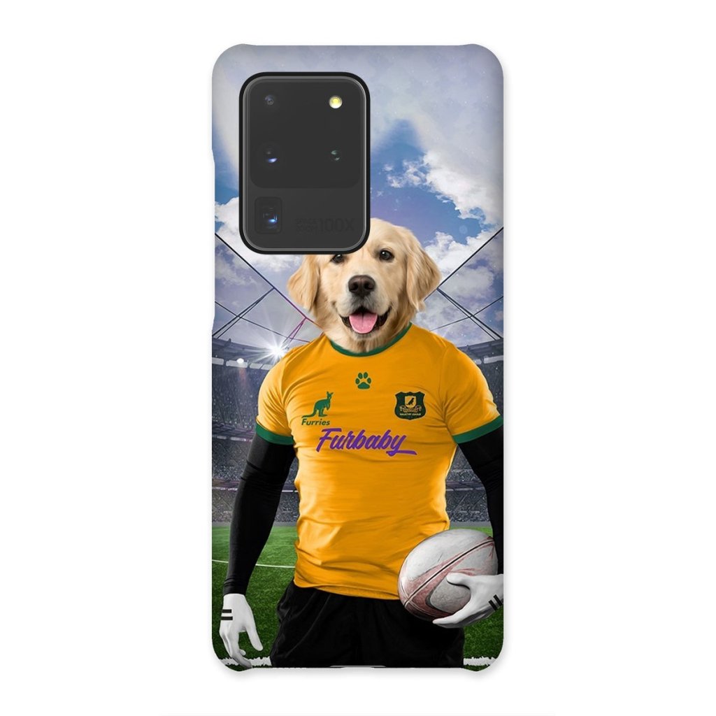 Pet Portraits | Australia Rugby Team: Custom Pet Phone Case | Paw & Glory