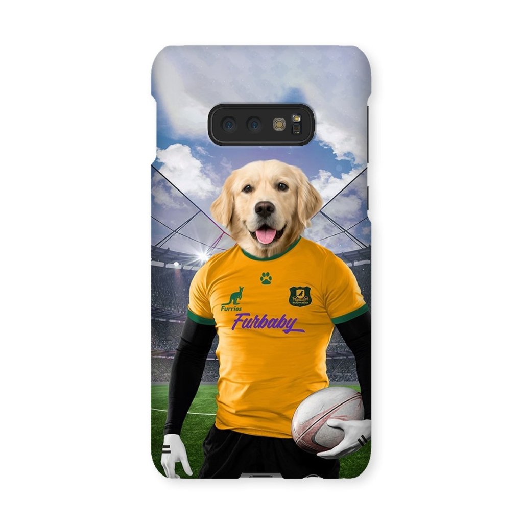 Pet Portraits | Australia Rugby Team: Custom Pet Phone Case | Paw & Glory