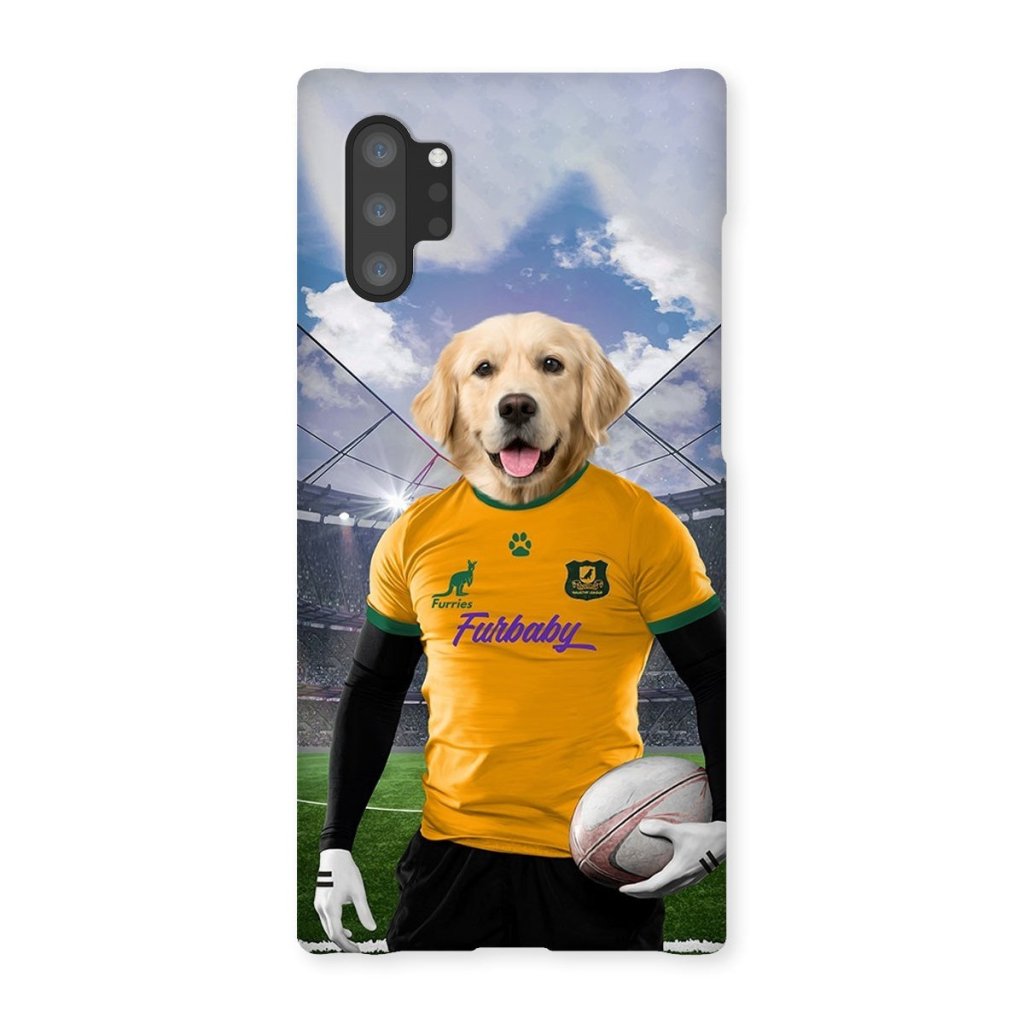 Pet Portraits | Australia Rugby Team: Custom Pet Phone Case | Paw & Glory