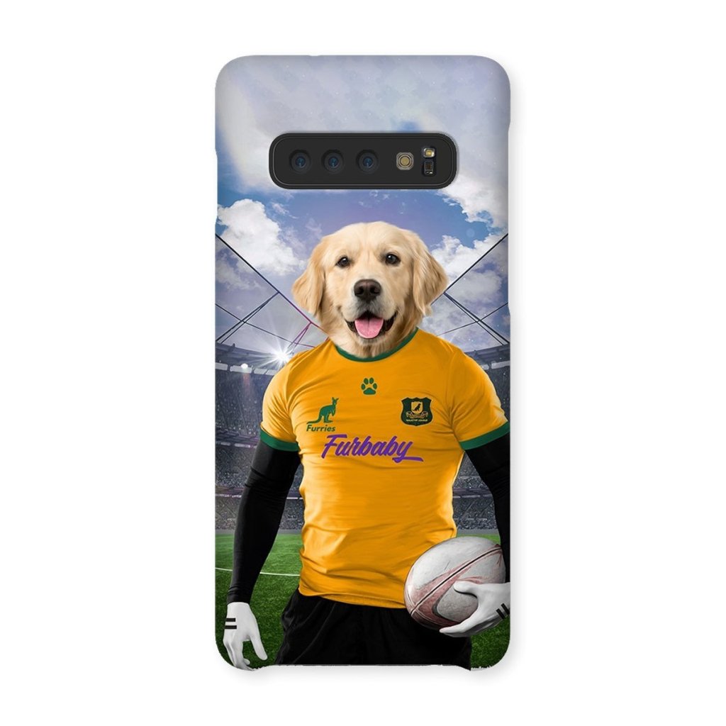 Pet Portraits | Australia Rugby Team: Custom Pet Phone Case | Paw & Glory