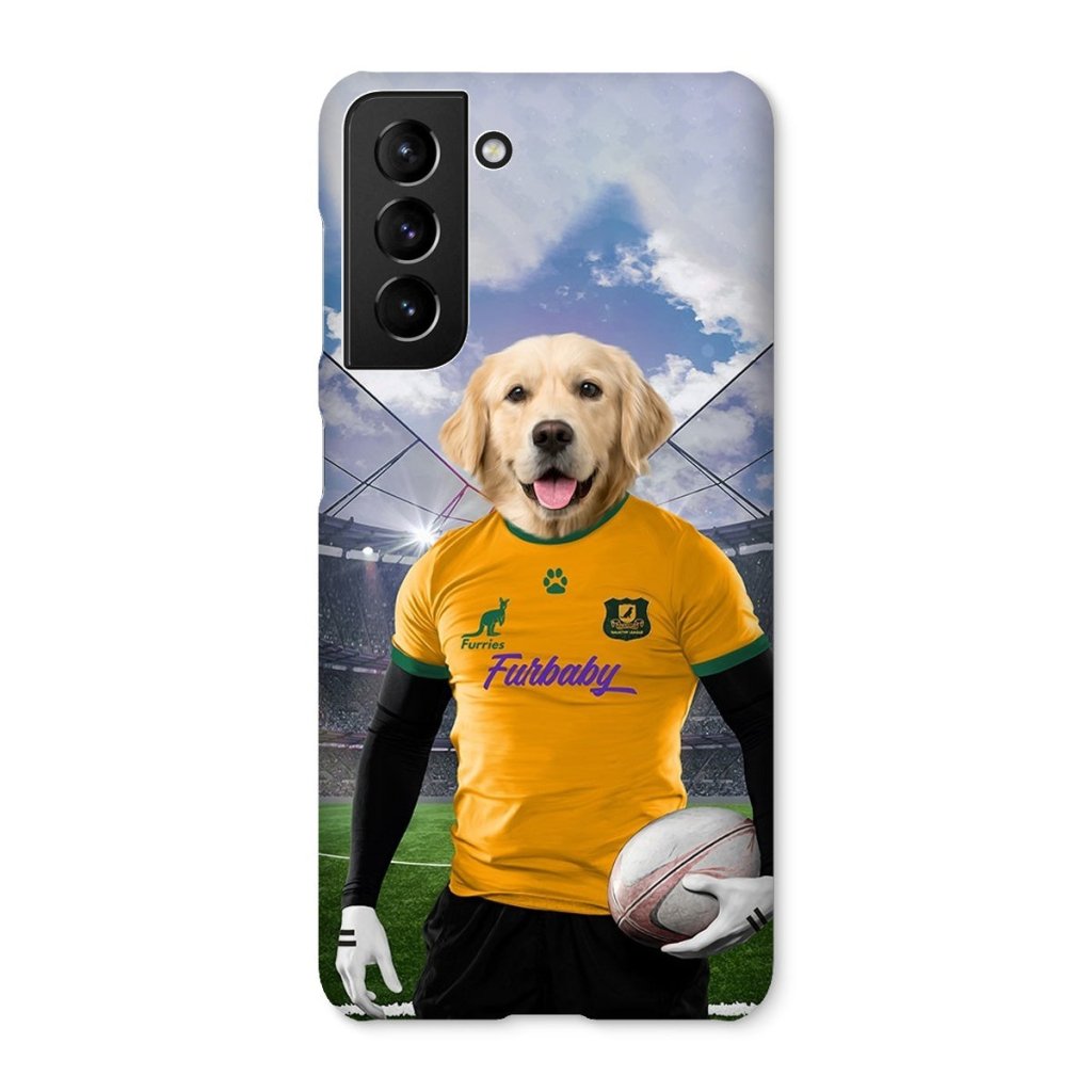 Pet Portraits | Australia Rugby Team: Custom Pet Phone Case | Paw & Glory