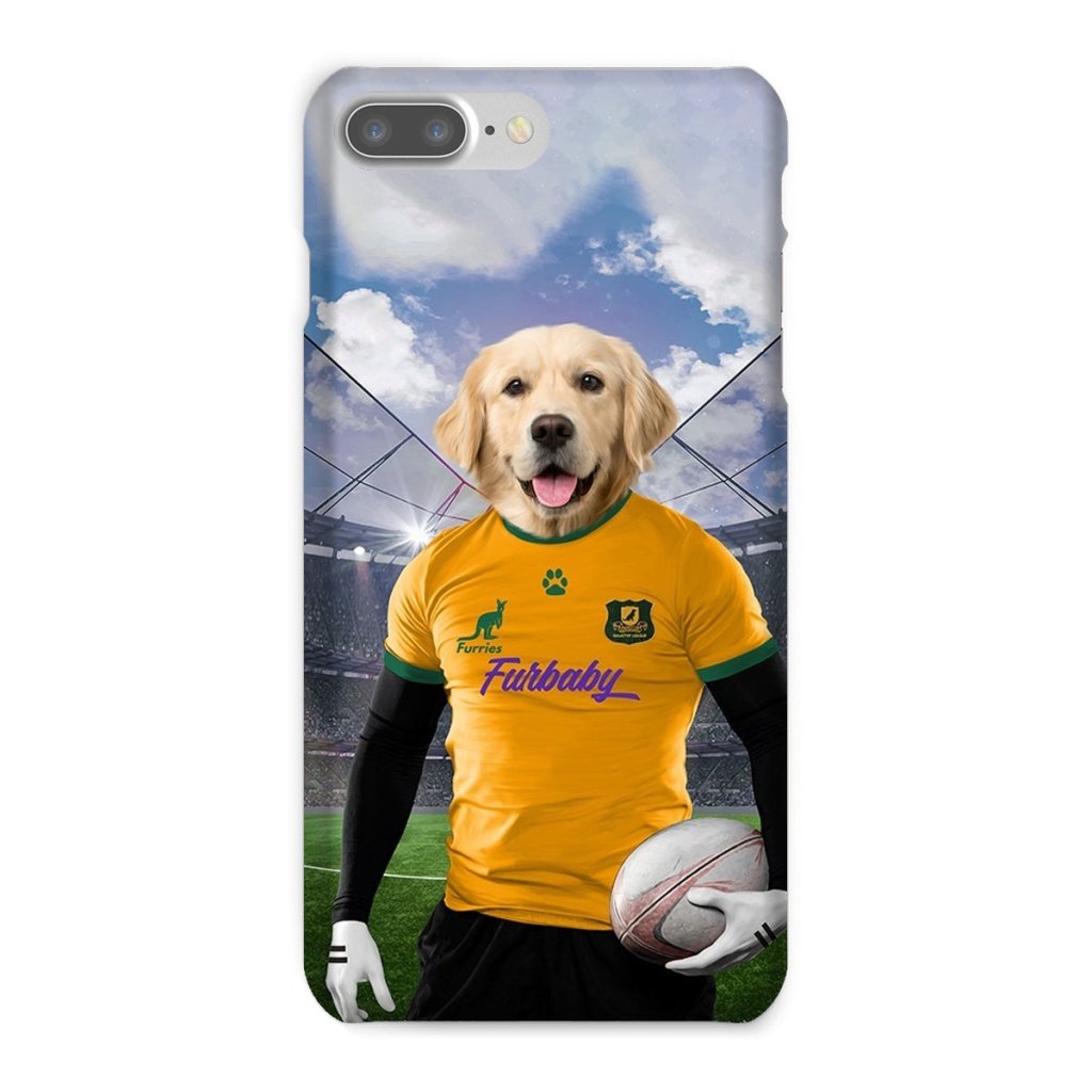 Pet Portraits | Australia Rugby Team: Custom Pet Phone Case | Paw & Glory