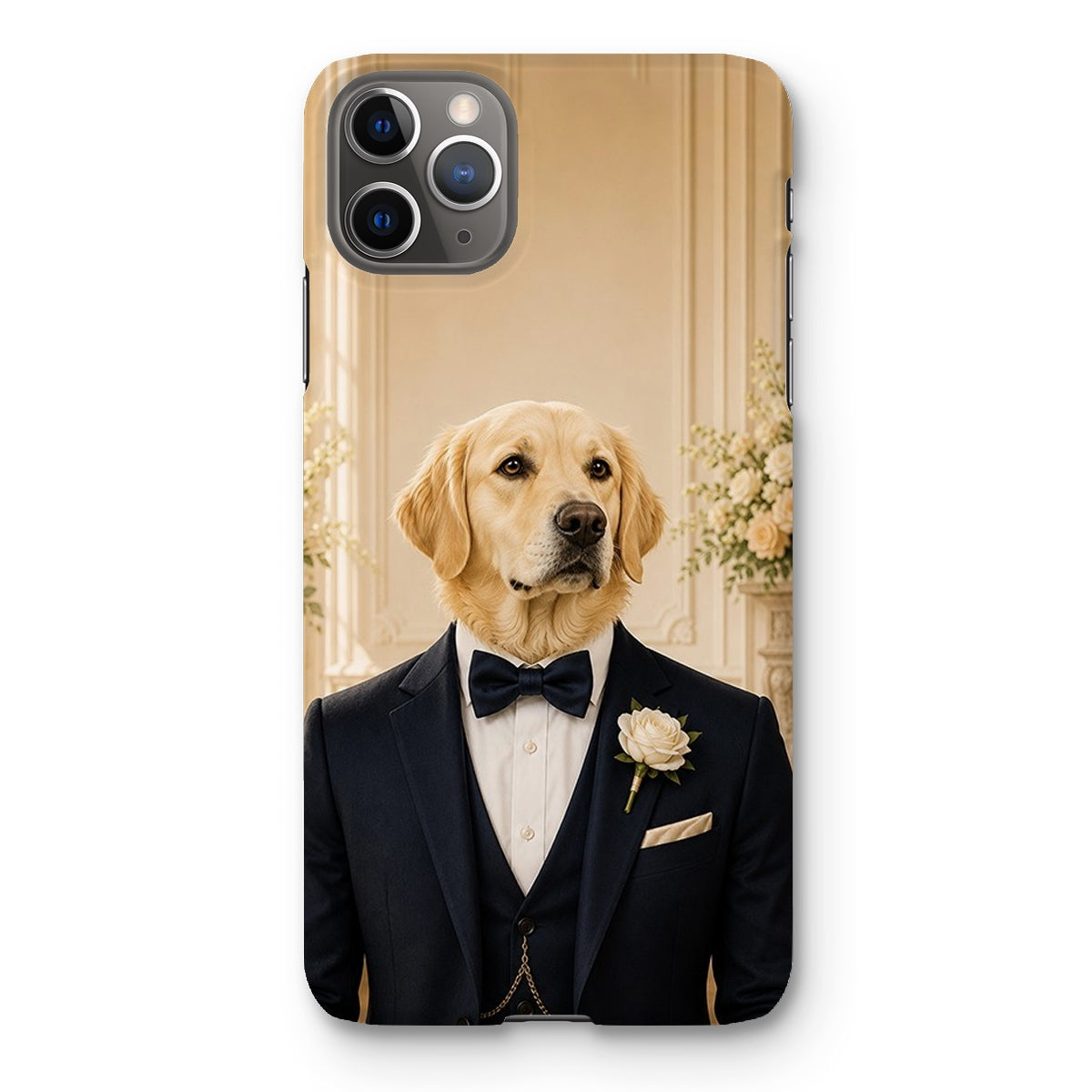 The Dapper Groom: Custom Pet Phone Case