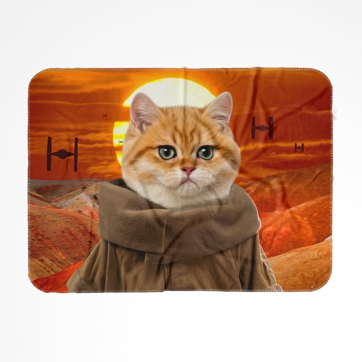 Pet Portraits | Baby Yoda 2: Custom Pet Blanket | Paw & Glory