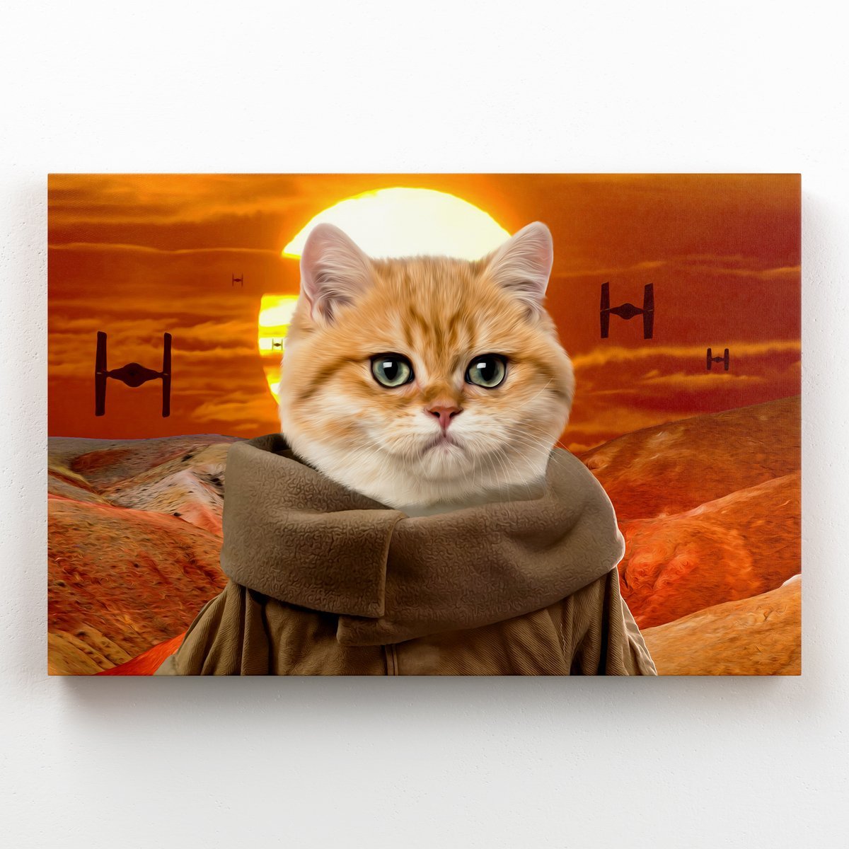 Pet Portraits | Baby Yoda 2: Custom Pet Canvas | Paw & Glory